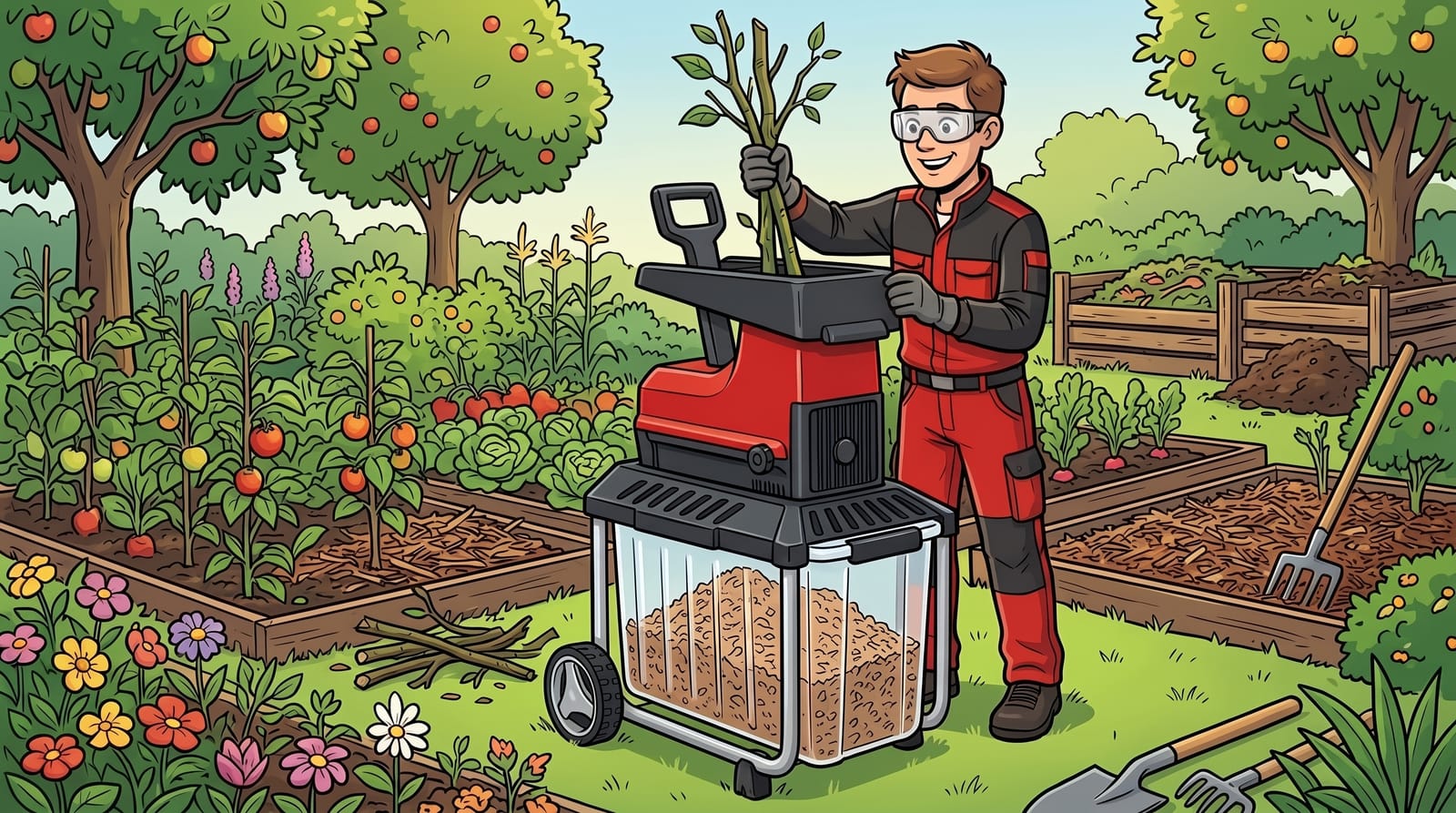 Elektro Gartenhächsler #ai
