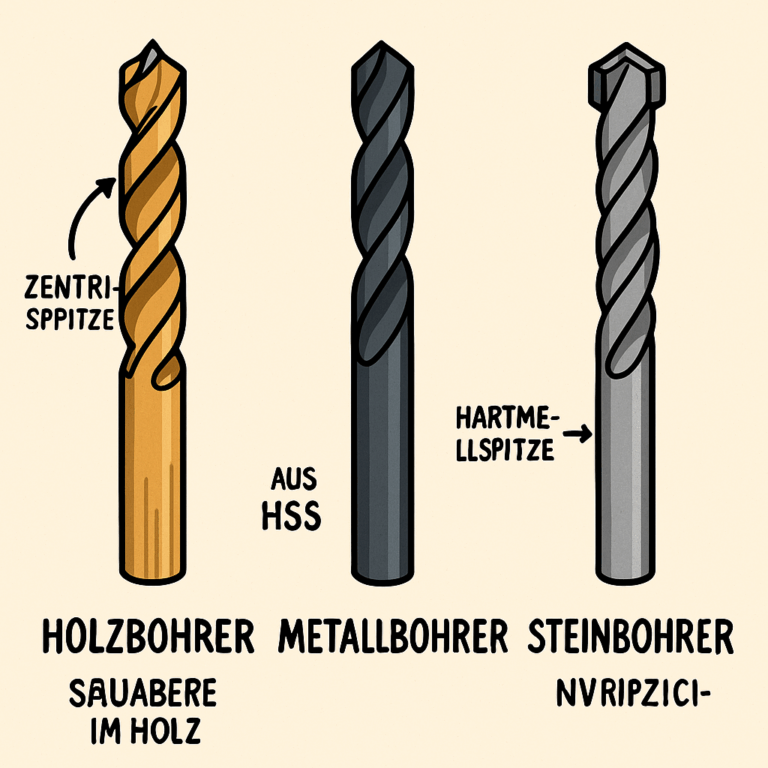 Bohrer Metall Holz Stein